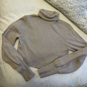 Aritzia Wool Crop Turtleneck, XXS, Like-New